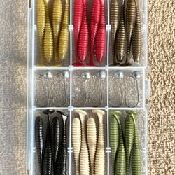 Fishing Lures- 2.5 Inch Paddle Tail Kit