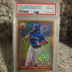 2026 TOPPS SILVER PACK 1991 CHROME PROMO | GOLD [#27/50]VLADIMIR GUERRERO JR. 91C-72