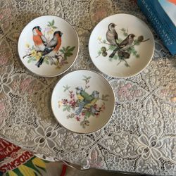 Japanese Hand Bird Dishes 