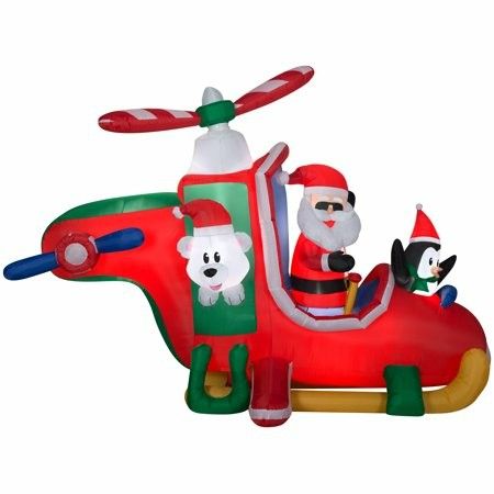 Holiday Time Inflatable Santa Helicopter for Sale in Jackson Township ...