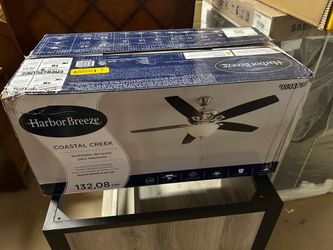 Harbor Breeze Coastal Creek 52-in Bronze Ceiling Fan With Light and Pull Chain