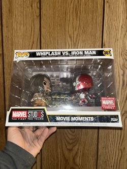 Marvel Movie Moment Iron Man Vs Whiplash Funko Pop 361 