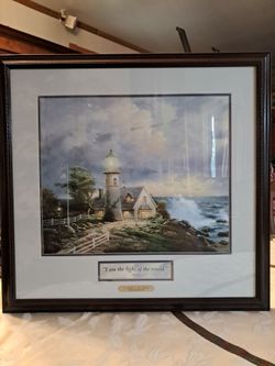 Thomas Kinkade A Light in the Storm