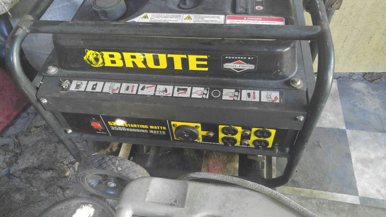 Brute generator runs good