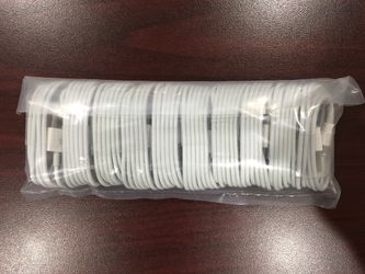 Bulk 1,000 3Ft USB Lightning Charger Cable For iPhone 6, 6S, 6S+, 7, 7+, 8, 8+, X, XR, XS,11, 11 Pro, 11 Pro Max, SE