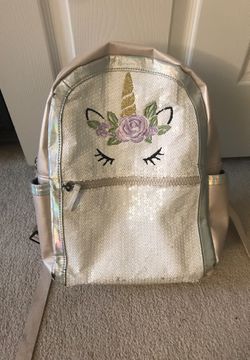 Unicorn fancy kids backpack