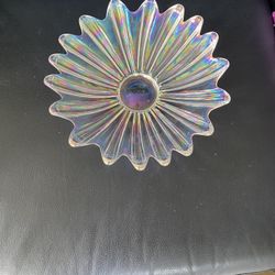 Iridescent Carnival Glass Bowl