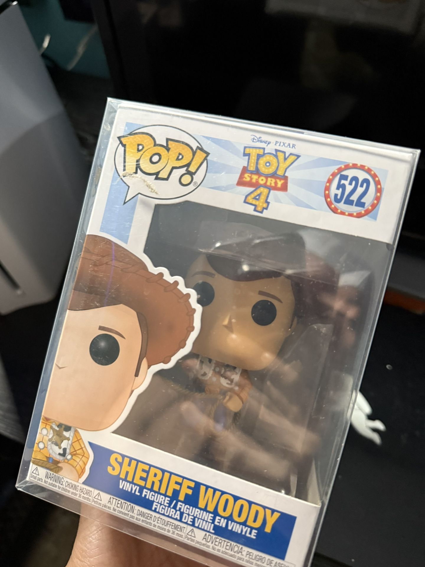 FUNKO POP! DISNEY: TOY STORY 4 - SHERIFF WOODY, VINYL FIGURE #522#37383 NEW