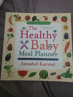They healthy baby meal planner book