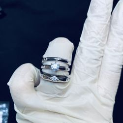 925 sterling ring set!!