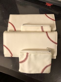 Baseball wallet and coin purse