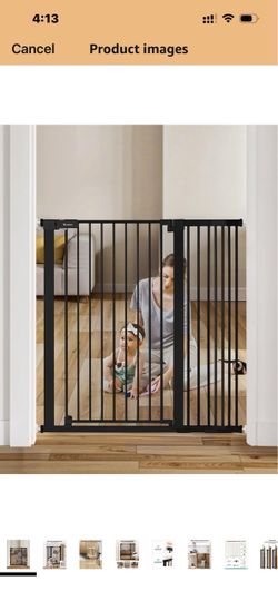 42" Extra Tall Baby Gate for Stairs, Fits 29.5" to 43.3"