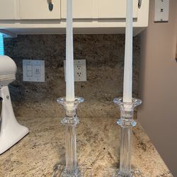 Shannon Crystal Candle Holders
