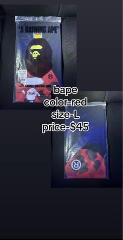 red bathing ape shirt