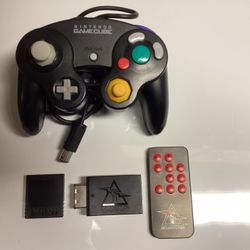 GameCube Accessories (Controller, Memory Card, Component HDMI Out With Remote.