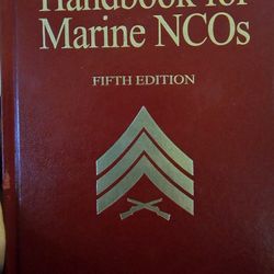 Handbook For Marine NCOs (Hard Cover)