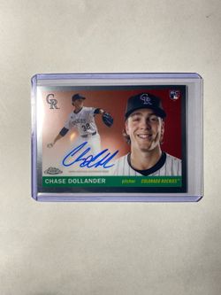 Chase Dollander RC 2025 Topps Chrome Platinum #CPA-DO Base Auto *READ*
