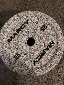 Marcy Olympic plates 25lb 2” hole
