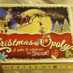 CHRISTMAS OPOLY Collectible Seasonal Board Game
