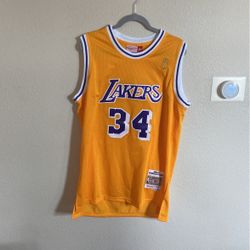 Mens Shaquille O’Neil Lakers Basketball Jersey 