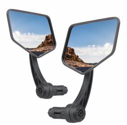 🚴‍♂️ 1 Pair Bike Handlebar‑End Mirrors – HD Wide‑Angle, Shockproof, Rotatable