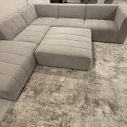 Light Gray Burn Hardt Couch Sofa