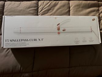 T3 SinglePass Curl X 1" Curling Iron
