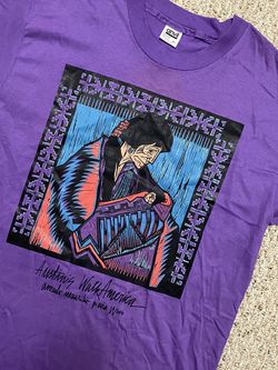 Vinatage Native American Pop Art T Shirt XL Single Stitch Made In USA 80’s 90’s
