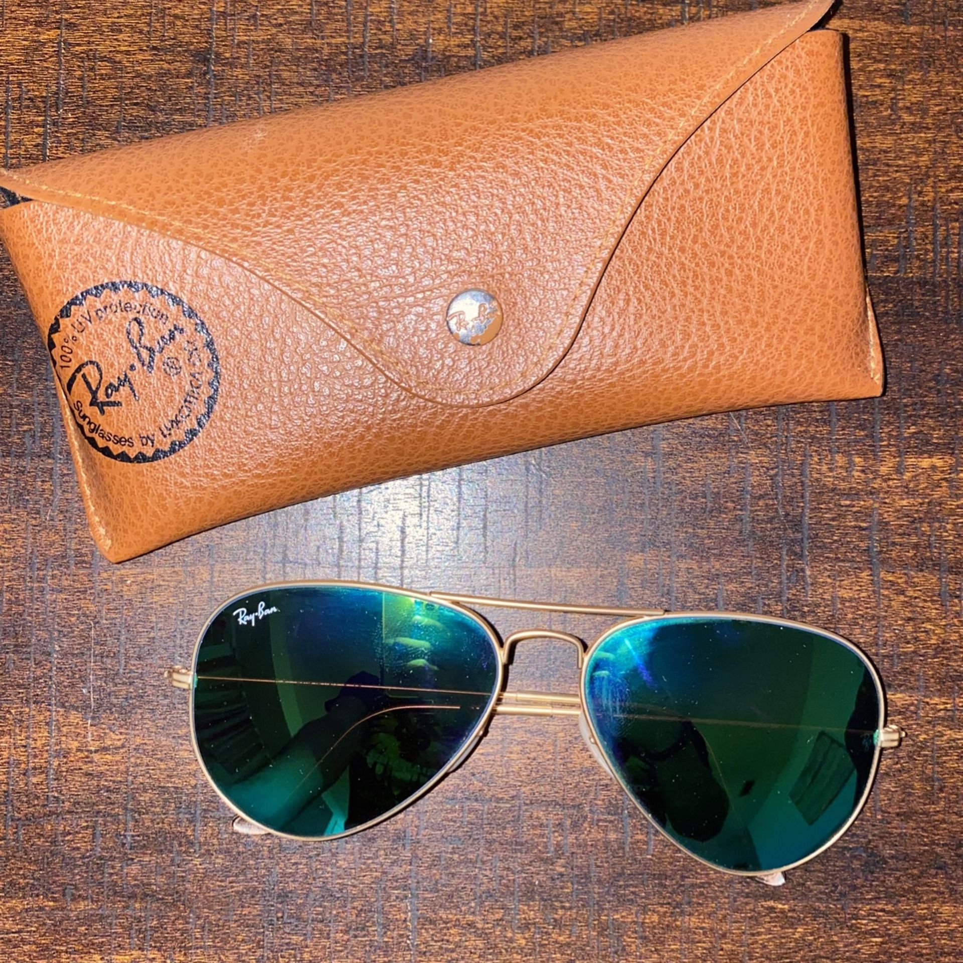 Ray Bans Aviator Green