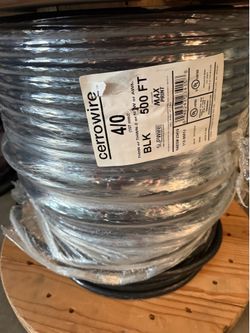 4/0 wire 500ft THHN single stranded copper wire new (1/0 and 3/0 also available) copper only