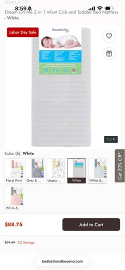Dream on Me Crib Mattress