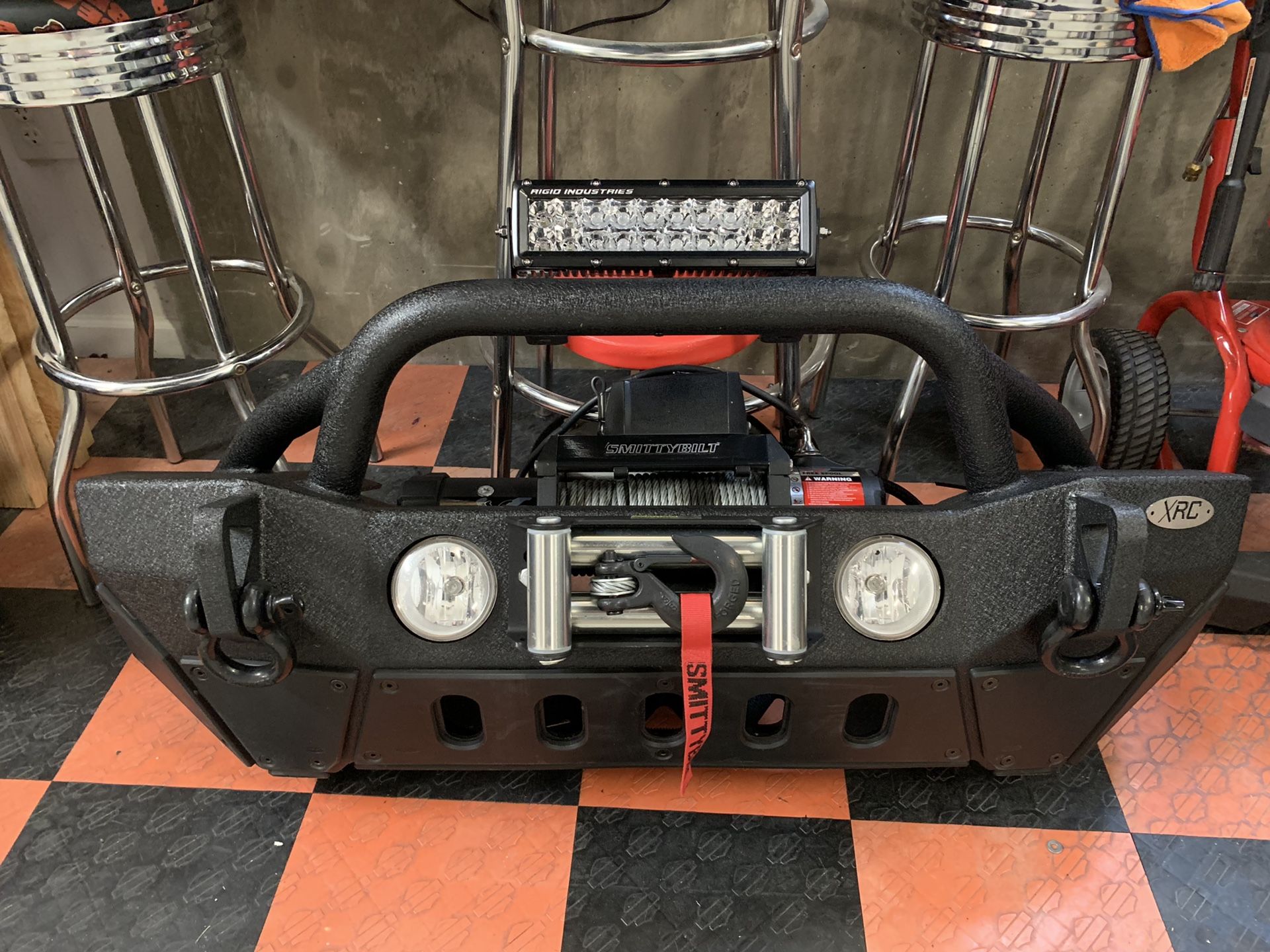 Wrangler JK BUMPER, winch and led