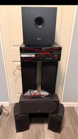 Pioneer speakers and subwoofer
