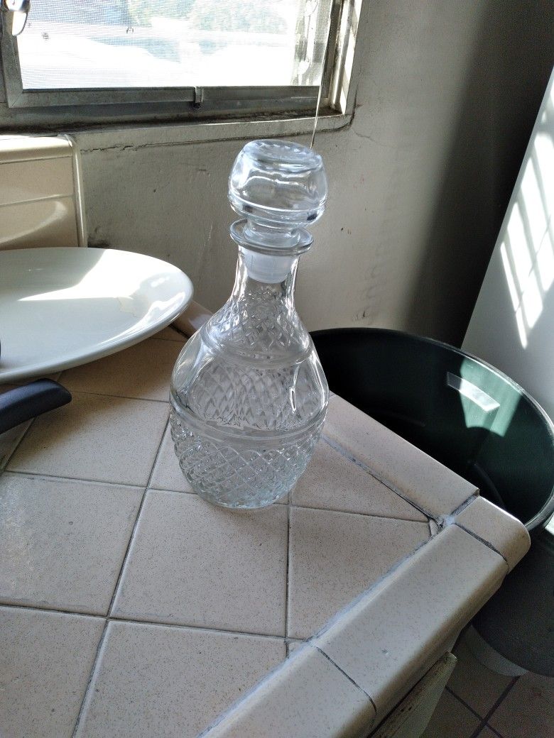 Crystal Wine Bottle