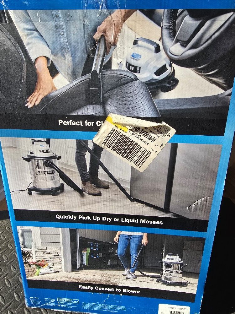 Stainless Steel Wet/Dry Vac