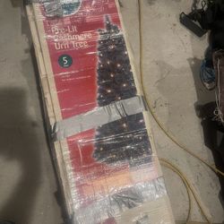 ♥️🎁Árbol De Navidad 🎅 5 Ft Pre Iluminado Funciona Muy Bien 