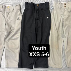 Youth XXS (5-6) Adidas Baseball Pants 