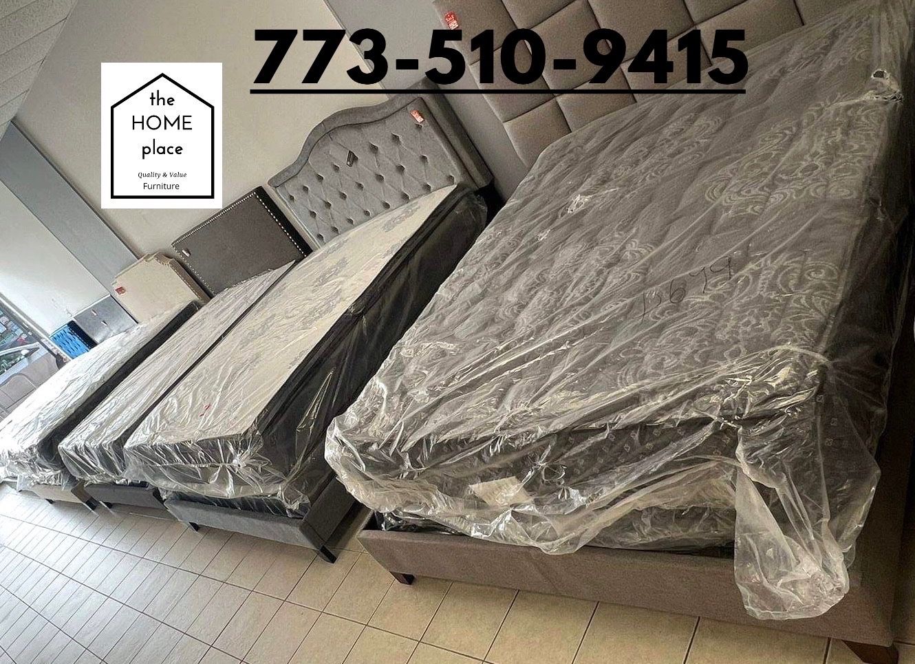 The HOME Place Super Sale!! 🚨 Brand NEW Mattresses, Available In ALL Sizes Ready For Delivery 🚛  ( Starting Price $99) 