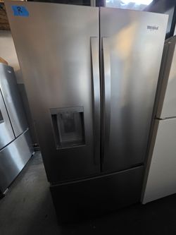WHIRLPOOL FRENCH DOOR STAINLESS STEEL REFRIGERATOR