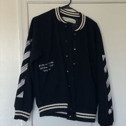 Off White Varsity Jacket