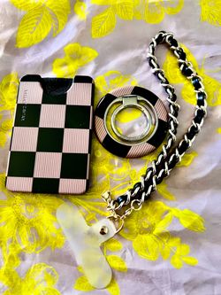 Velvet Caviar Phone Accessory Set - MagSafe Wallet, Grip Ring, Charm - Mocha Vibe
