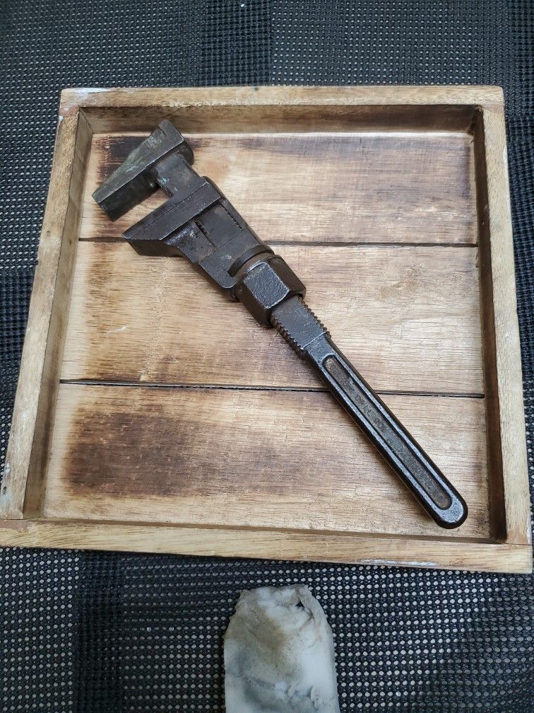 Vtg Bemis & Call 12” Railroad Monkey Wrench AT&SF RY Atchinson Topeka Santa Fe