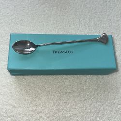 Tiffany & Co Full Heart Feeding Spoon 