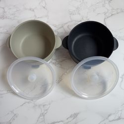 Dearest Grey Baby Bowls