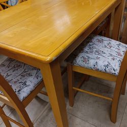 Wood Dining Table Set 
