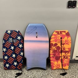 (1) ADULT AND (2) KIDS’ BOOGIE BOARDS!!!