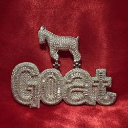 Moissanite Goat Pendant 9.56 ctw