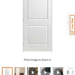 36 Inch By 8ft Two Panel  Door With Frame