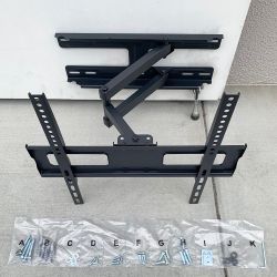 $25 (New) Full motion 32-55” tv wall mount swivel tilt vesa 400x400mm, max load 99 lbs