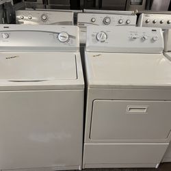 Kenmore White Washer And Dryer Couple Used With Warranty 